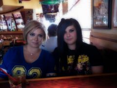 old picture o__o me and my birth giver :p